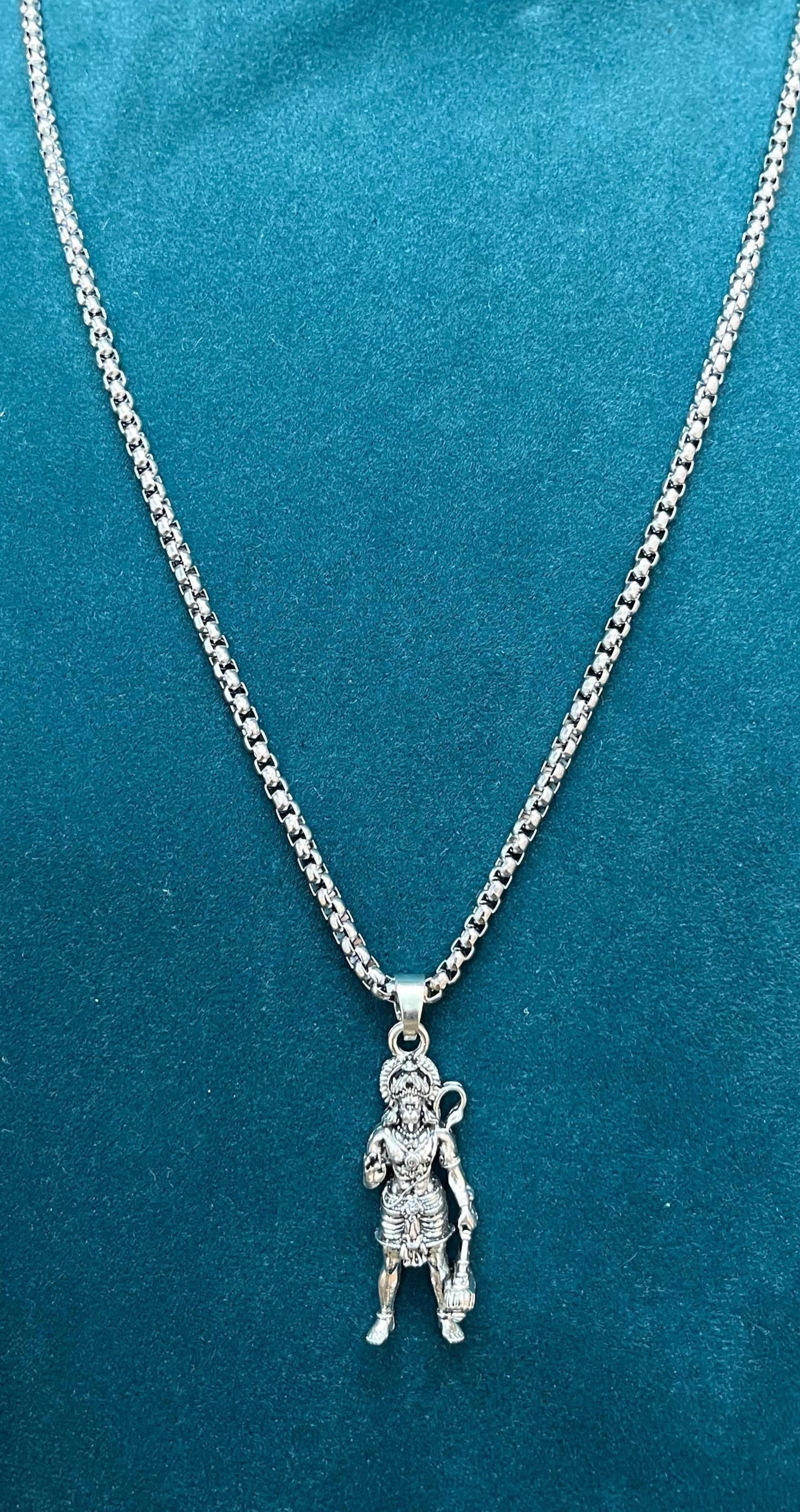 Lord Hanuman Pendant with Chain
